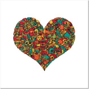 Love Heart Posters and Art